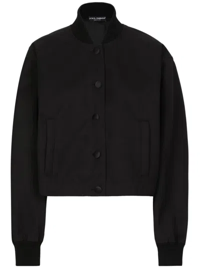 DOLCE & GABBANA BUTTONED LONG SLEEVE WINDBREAKER