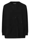 Dolce & Gabbana Buttoned Patch-pocket Cardigan In Black