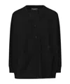 Dolce & Gabbana Buttoned Patch-pocket Cardigan In Black