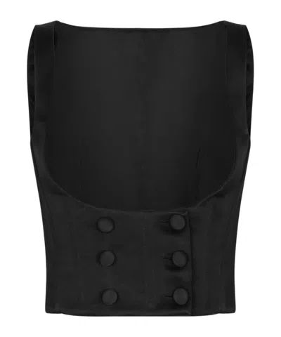 DOLCE & GABBANA DOLCE  GABBANA DOUBLE-BREASTED TUXEDO VEST