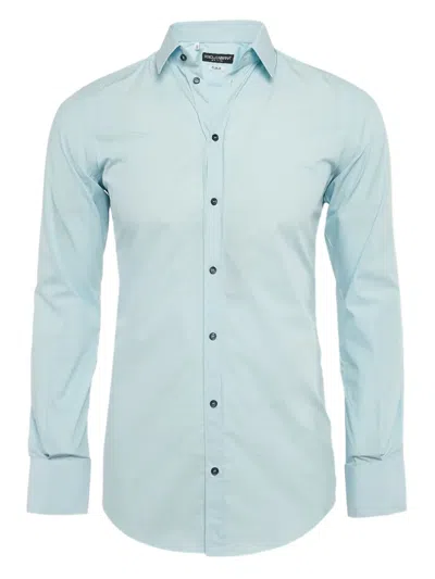 Pre-owned Dolce & Gabbana Button-up Shirt In Blue