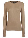DOLCE & GABBANA CABLE KNIT SWEATER