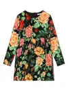 Dolce & Gabbana Cady Dress In Black