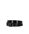 Dolce & Gabbana Calf-leather Belt In Black