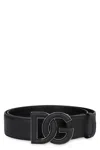 DOLCE & GABBANA CALF LEATHER BELT WITH BUCKLE