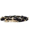 Dolce & Gabbana Calf Leather Chain-link Bag Strap In Black