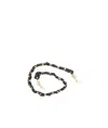 Dolce & Gabbana Calf Leather Chain-link Bag Strap In Black