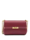 Dolce & Gabbana Marlene Mini Leather Shoulder Bag In Red