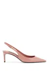 Dolce & Gabbana 70 Patent Leather Slingback Pumps In Rosa (pink)