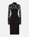 Dolce & Gabbana Lace Dress In Black