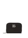 Dolce & Gabbana Logo Plaque Zipped Compact Wallet