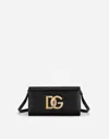 Dolce & Gabbana Calfskin 3.5 Clutch In Black