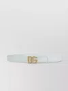 Dolce & Gabbana Calfskin Belt Adjustable Gold-tone Buckle