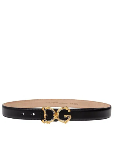 DOLCE & GABBANA DOLCE & GABBANA CALFSKIN BELT