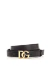 DOLCE & GABBANA CALFSKIN BELT