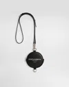 Dolce & Gabbana Calfskin Coin Pouch In Black