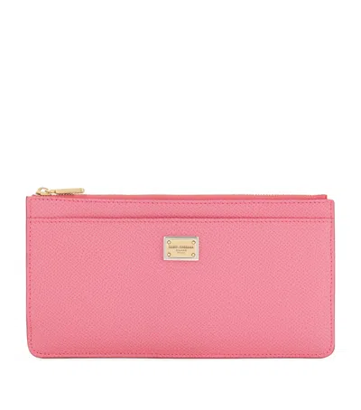 Dolce & Gabbana Calfskin Dauphine Card Holder