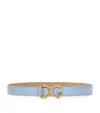 Dolce & Gabbana Calfskin Dg Girls Belt