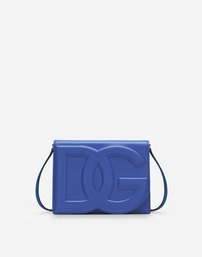 DOLCE & GABBANA CALFSKIN DG LOGO CROSSBODY BAG