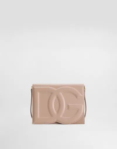 DOLCE & GABBANA CALFSKIN DG LOGO CROSSBODY BAG