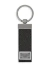Dolce & Gabbana Calfskin Key Chain With Logo Tag Accessories In Black