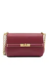 Dolce & Gabbana Marlene Mini Shoulder Bag In Burgundy