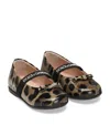 Dolce & Gabbana Leopard-print Bow Ballerinas In Animal Print