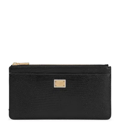 Dolce & Gabbana Card Holder With Logo Plaque Dolce E Gabbana In Black