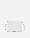 Dolce & Gabbana Calfskin Logo Crossbody Bag In White