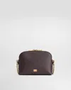 Dolce & Gabbana Calfskin Mini Bag In バイオレット