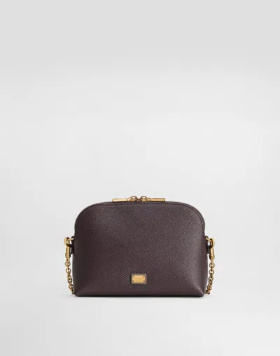 Dolce & Gabbana Calfskin Mini Bag In バイオレット
