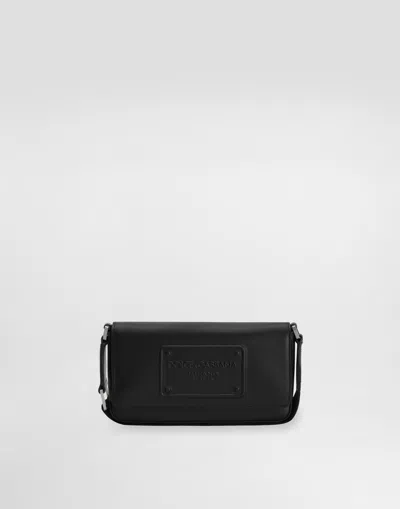 Dolce & Gabbana Calfskin Mini Bag In Black