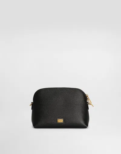 Dolce & Gabbana Calfskin Mini Bag In Black
