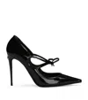 Dolce & Gabbana Mun Bow-embellished Patent Leather Pumps In Multi