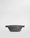 Dolce & Gabbana Calfskin Nappa Leather Belt Bag In Grey