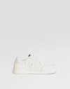 Dolce & Gabbana Calfskin Nappa New Roma Sneakers In White