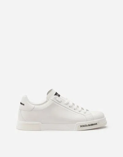 DOLCE & GABBANA CALFSKIN NAPPA PORTOFINO SNEAKERS