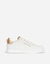 Dolce & Gabbana Dolce&gabbana Women Portofino Sneakers In White/gold