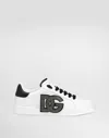 Dolce & Gabbana Portofino Rhinestone-embellished Logo Sneakers