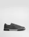 Dolce & Gabbana Calfskin Portofino Yacht Sneakers In Multicolor