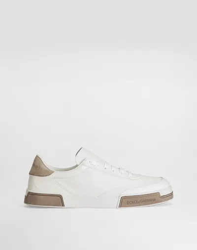 DOLCE & GABBANA CALFSKIN PORTOFINO YACHT SNEAKERS