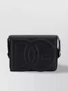 Dolce & Gabbana Calfskin Rectangular Shoulder Bag With External Pocket