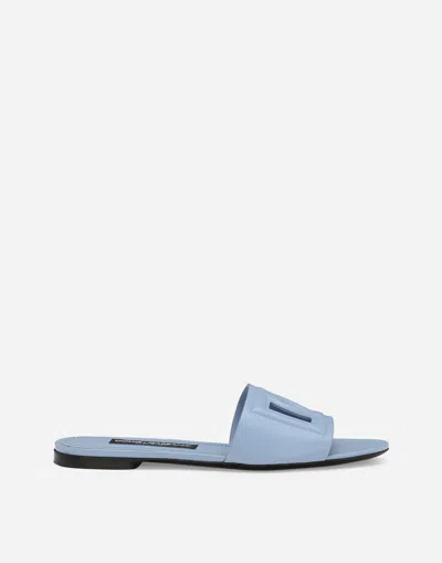 DOLCE & GABBANA CALFSKIN SLIDERS
