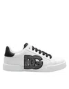 Dolce & Gabbana Portofino Light Strobel Sneakers In White