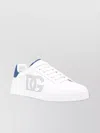 Dolce & Gabbana Calfskin Sneakers With Logo Heel Counter