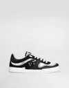 Dolce & Gabbana Portofino Light Low-top Mesh And Leather Sneakers In Multicolor