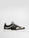 Dolce & Gabbana Portofino Light Low-top Mesh And Leather Sneakers In Multicolor