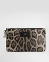 Dolce & Gabbana Leopard-print Toiletry Bag In Print