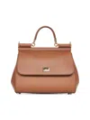 Dolce & Gabbana Camel Large Sicily Handbag