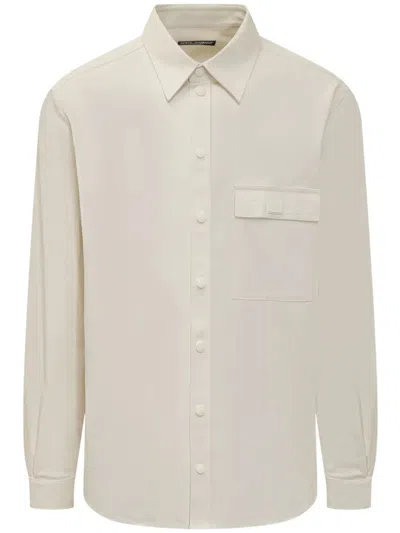 Dolce & Gabbana Men's Camicia Shirt In Beige